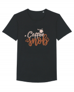 Coffee Snob Tricou mânecă scurtă guler larg Bărbat Skater