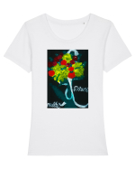 Doruri multe Tricou mânecă scurtă guler larg fitted Damă Expresser
