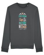 Freedom Nature Coffee Bluză mânecă lungă Unisex Rise