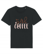 Fresh Coffee Tricou mânecă scurtă Unisex Rocker