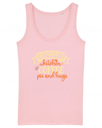 Grandma's kitchen coffee, pie and hugs Cotton Pink