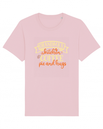 Grandma's kitchen coffee, pie and hugs Cotton Pink