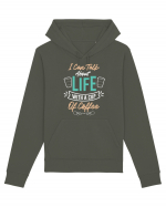 I Can Talk About Life With A Cup Of Coffee Hanorac Unisex Drummer