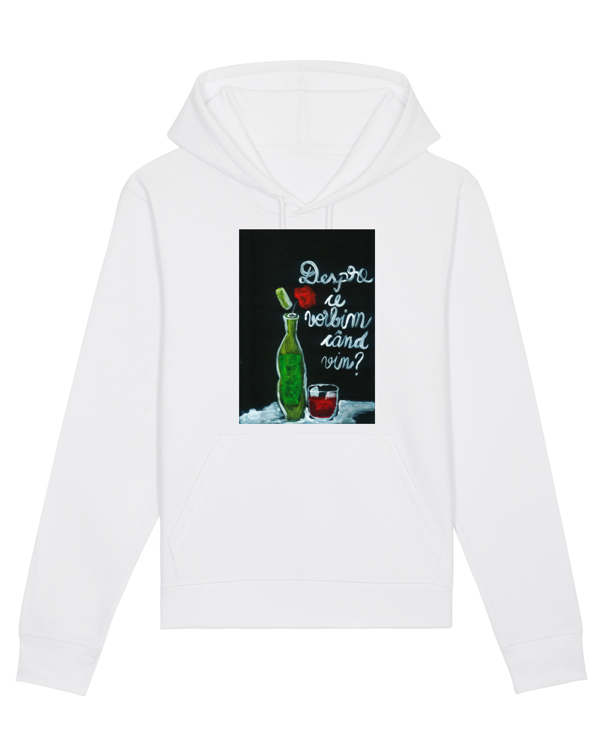 Hanorac Unisex Drummer White