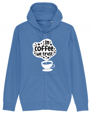 In Coffee We Trust Bright Blue