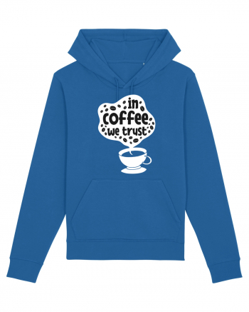 In Coffee We Trust Royal Blue