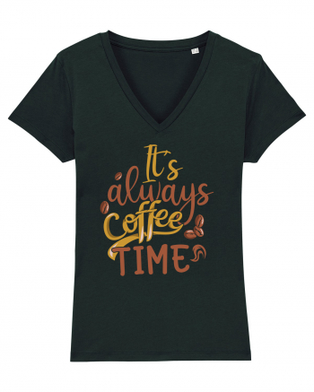 It's Always Coffee Time Black