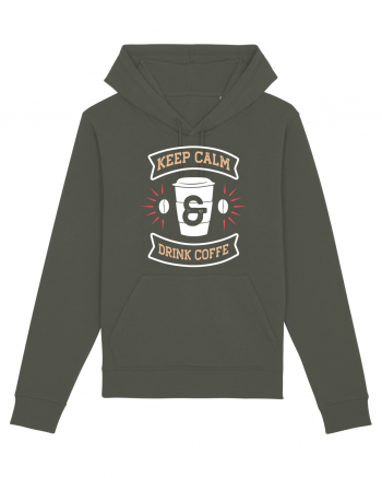 Keep Calm And Drink Coffee Khaki