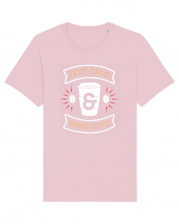 Keep Calm And Drink Coffee Cotton Pink