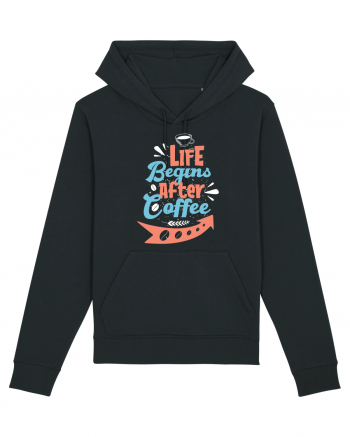 Life Begins After Coffee Black