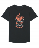 Life Without Coffee Is Scary Tricou mânecă scurtă guler larg Bărbat Skater