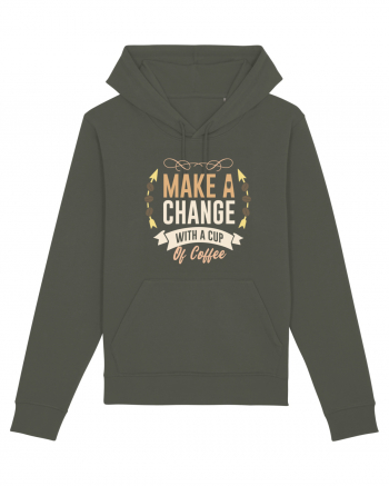 Make A Change With A Cup Of Coffee Khaki