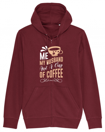 Me My Husband And A Cup Of Coffee Burgundy
