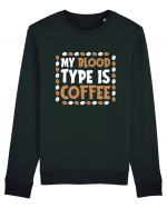 My Blood Type Is Coffee Bluză mânecă lungă Unisex Rise