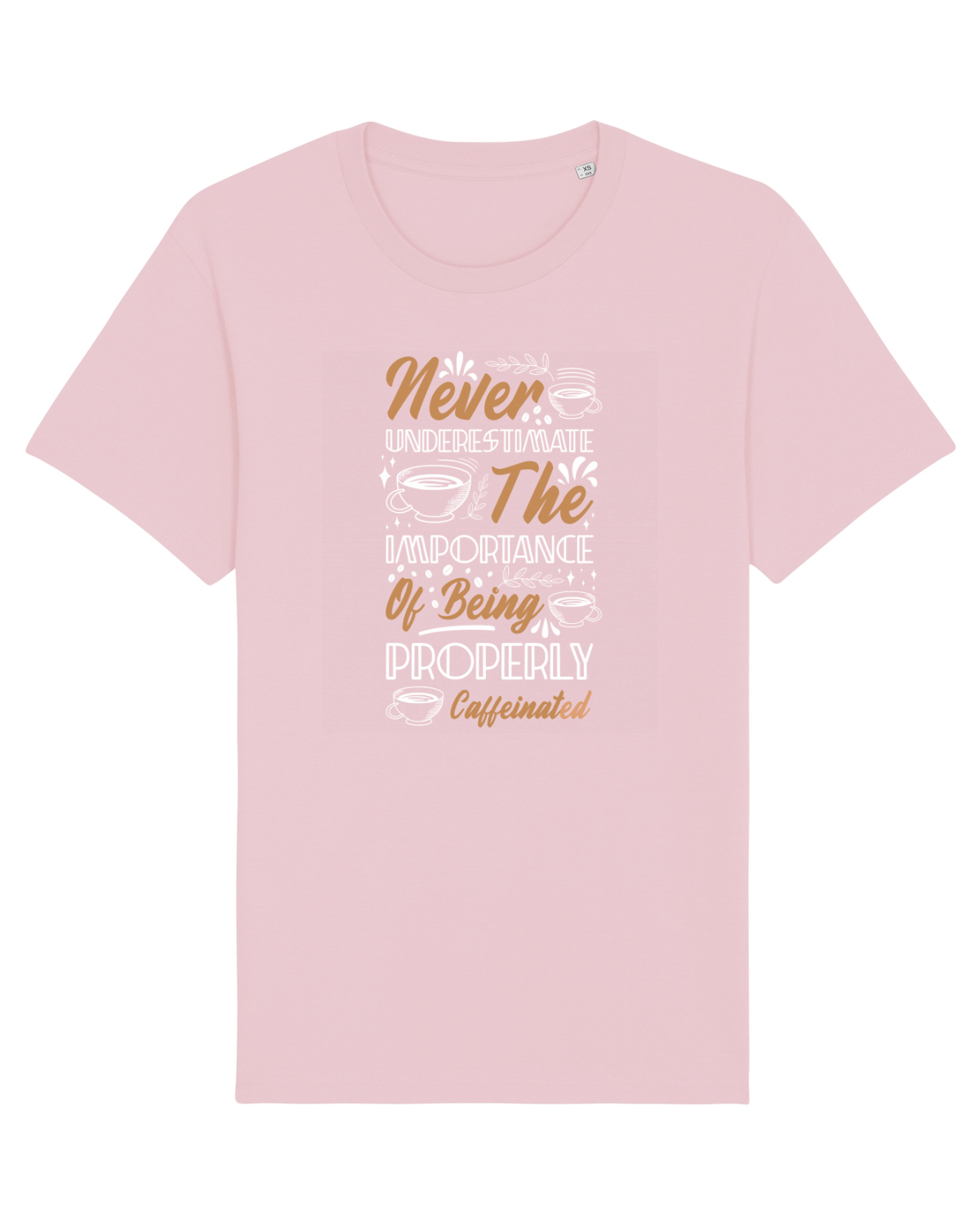 Tricou mânecă scurtă Unisex Rocker Cotton Pink