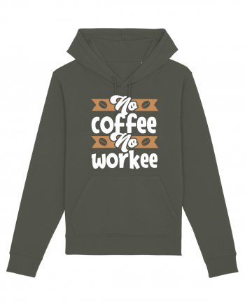 No Coffee No Workee Khaki