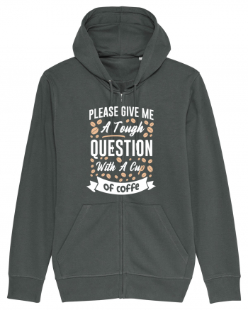Question With A Cup Of Coffee Anthracite