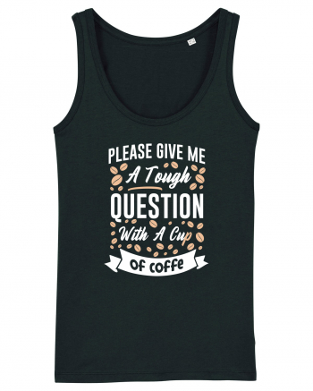 Question With A Cup Of Coffee Black