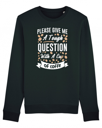 Question With A Cup Of Coffee Black