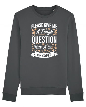 Question With A Cup Of Coffee Anthracite