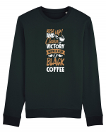 Rise Up And Claim Victory With A Cup Of Black Coffee Bluză mânecă lungă Unisex Rise