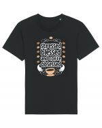 Stressed Blessed And Coffee Obsessed Tricou mânecă scurtă Unisex Rocker