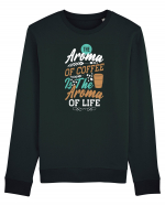 The Aroma Of Coffee Is The Aroma Of Life Bluză mânecă lungă Unisex Rise