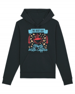 The Best Day Starts With Coffee Hanorac Unisex Drummer