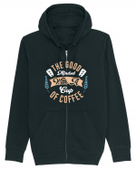 The Good Mindset With A Cup Of Coffee Hanorac cu fermoar Unisex Connector