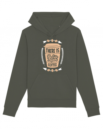 There Is No Life Before Coffee Khaki