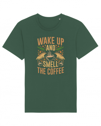 Wake Up And Smell The Coffee Bottle Green