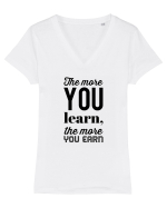 Inspiro #21 Tricou mânecă scurtă guler V Damă Evoker