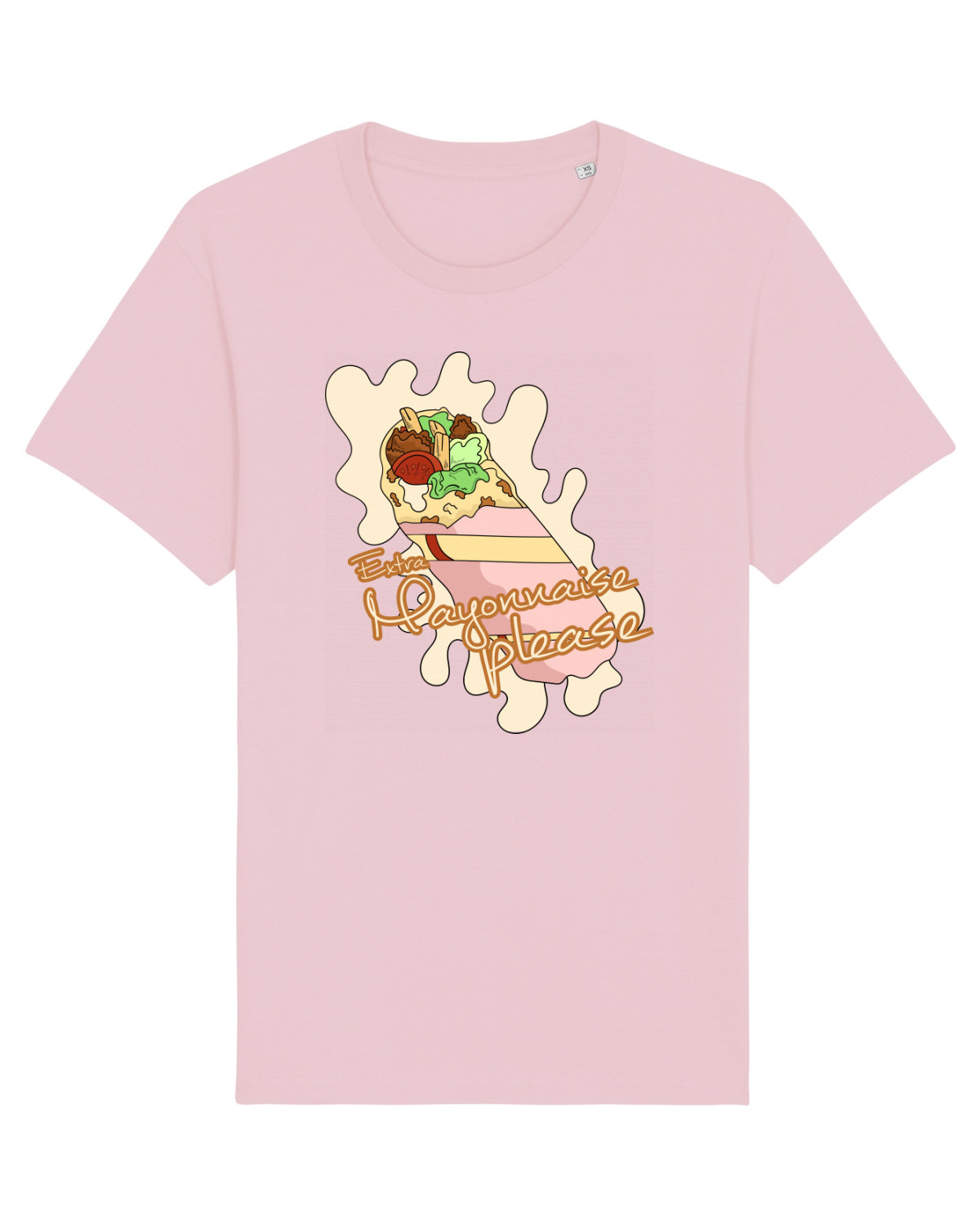 Tricou mânecă scurtă Unisex Rocker Cotton Pink