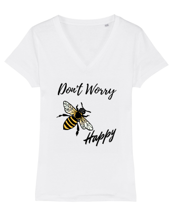 Bee happy White