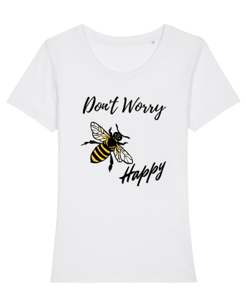 Bee happy White