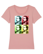 Luceafarul Tricou mânecă scurtă guler larg fitted Damă Expresser