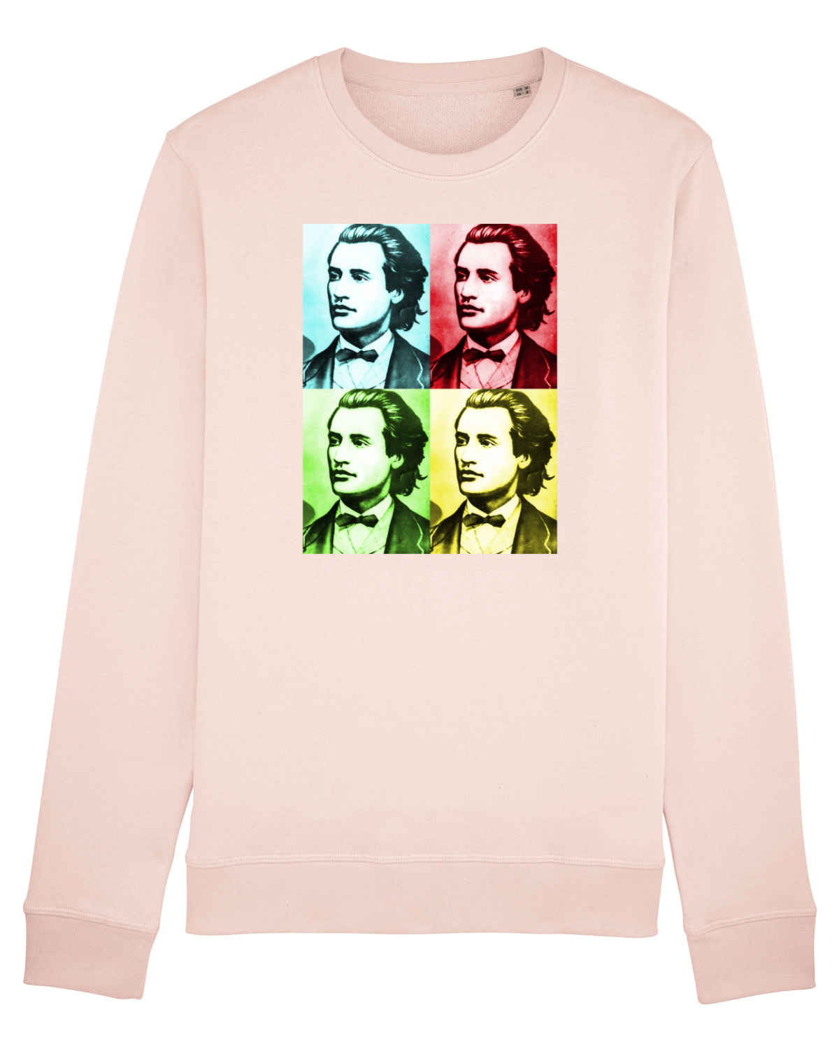 Bluză mânecă lungă Unisex Rise Candy Pink