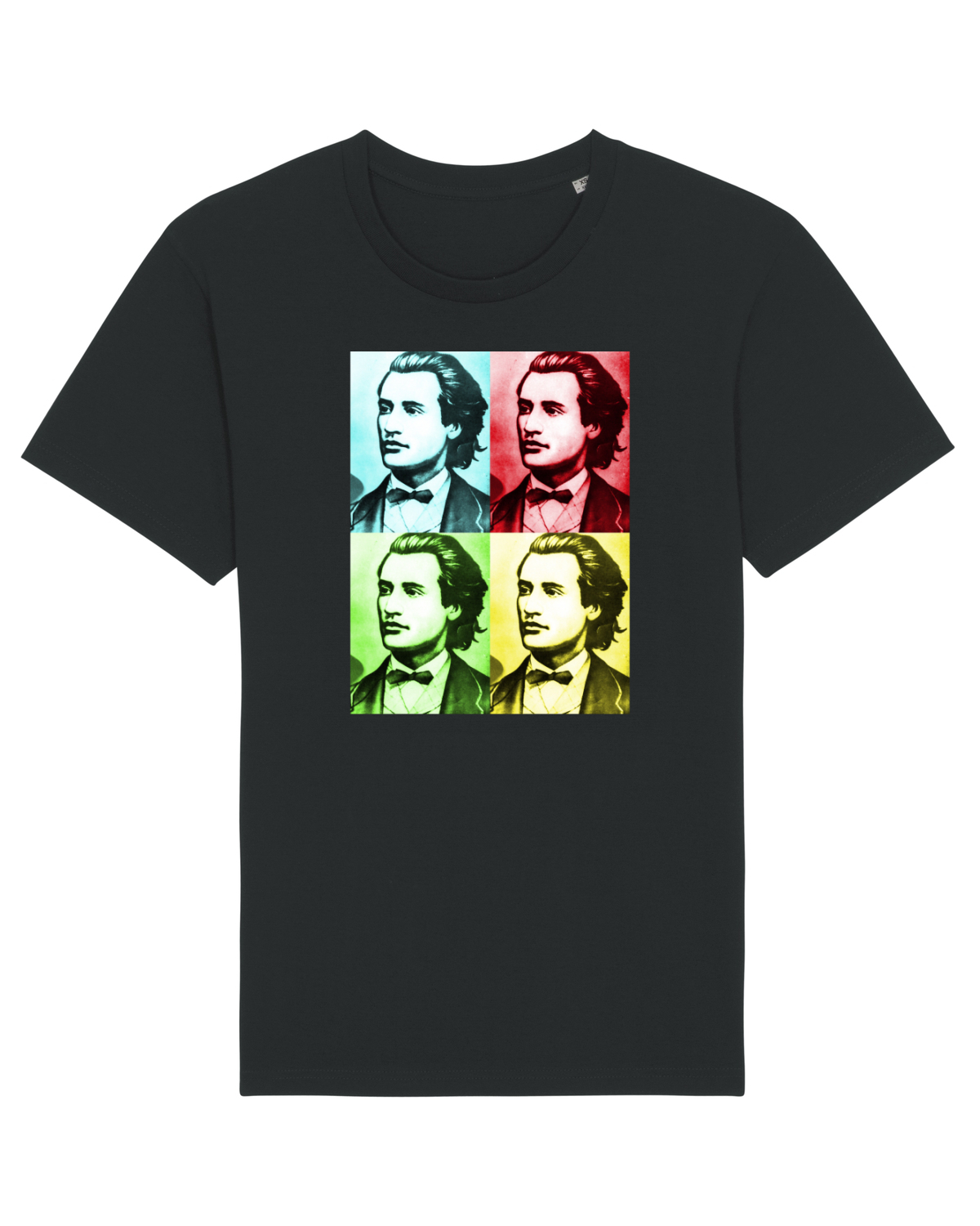 Tricou mânecă scurtă Unisex Rocker Black