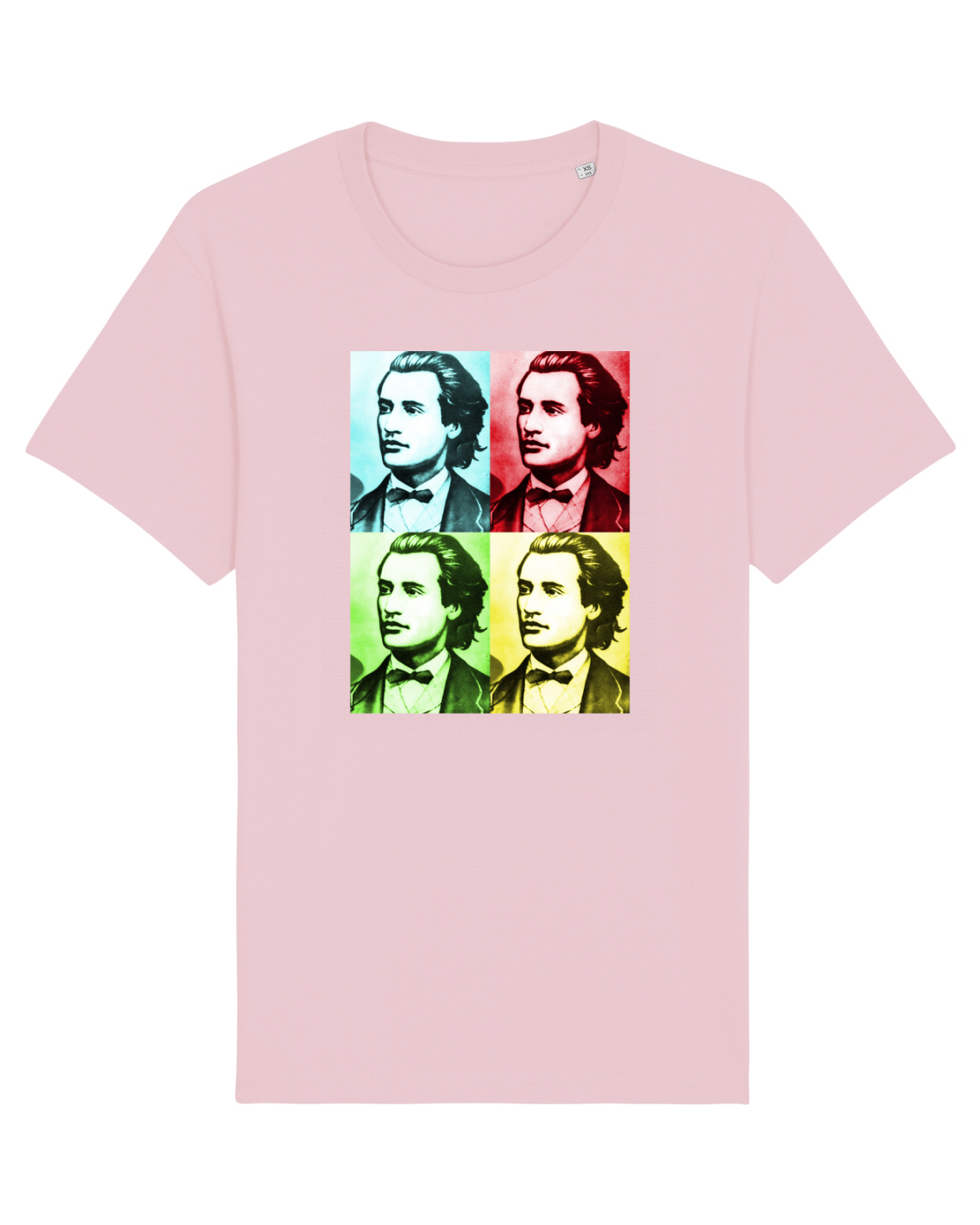 Tricou mânecă scurtă Unisex Rocker Cotton Pink