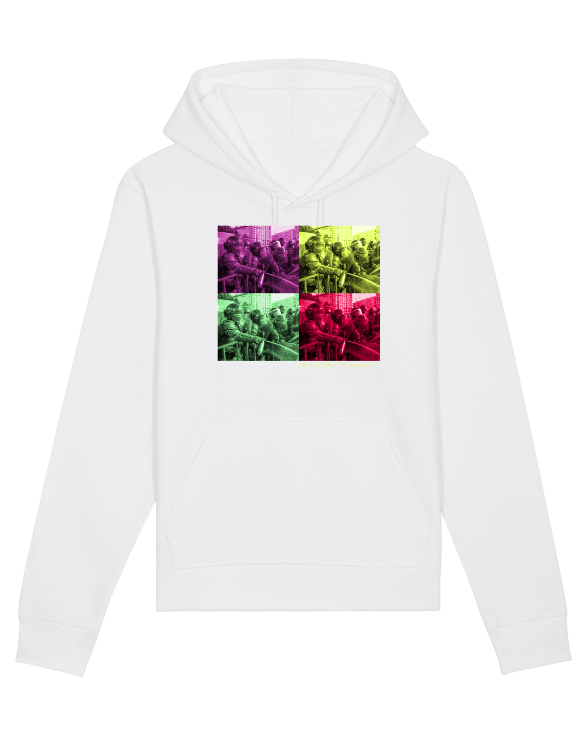 Hanorac Unisex Drummer White