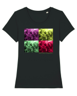 10august2018 Tricou mânecă scurtă guler larg fitted Damă Expresser