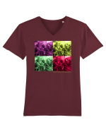 10august2018 Tricou mânecă scurtă guler V Bărbat Presenter