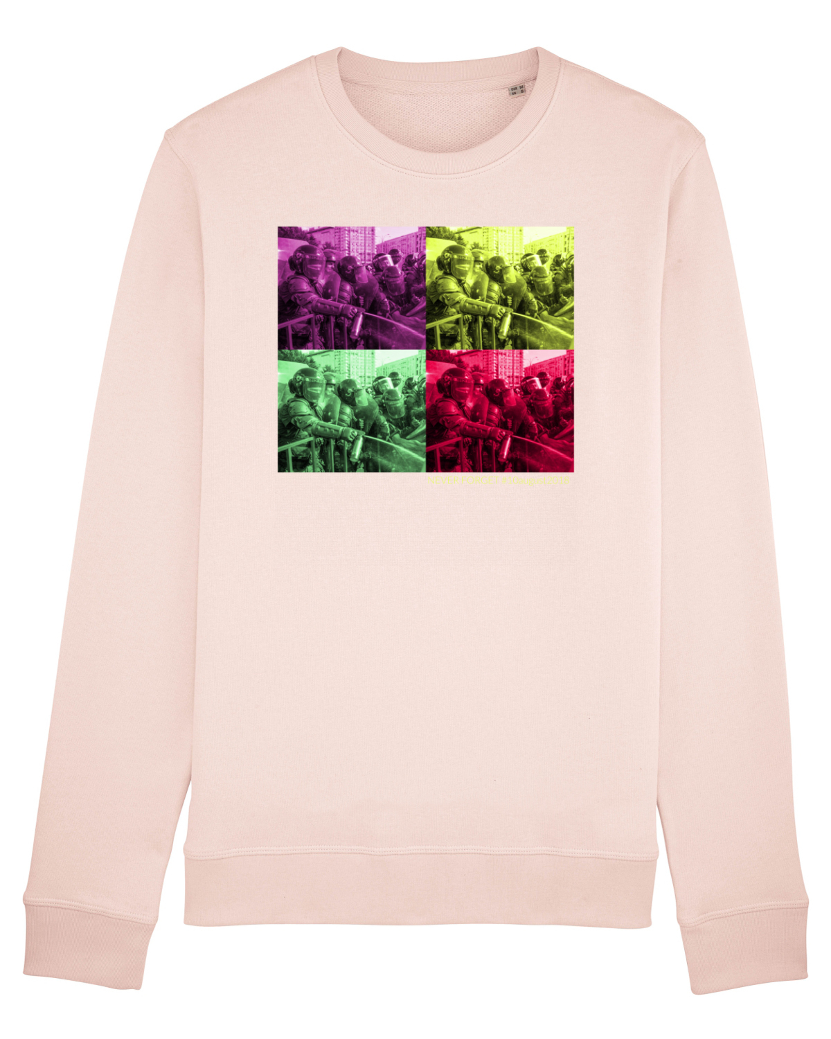 Bluză mânecă lungă Unisex Rise Candy Pink