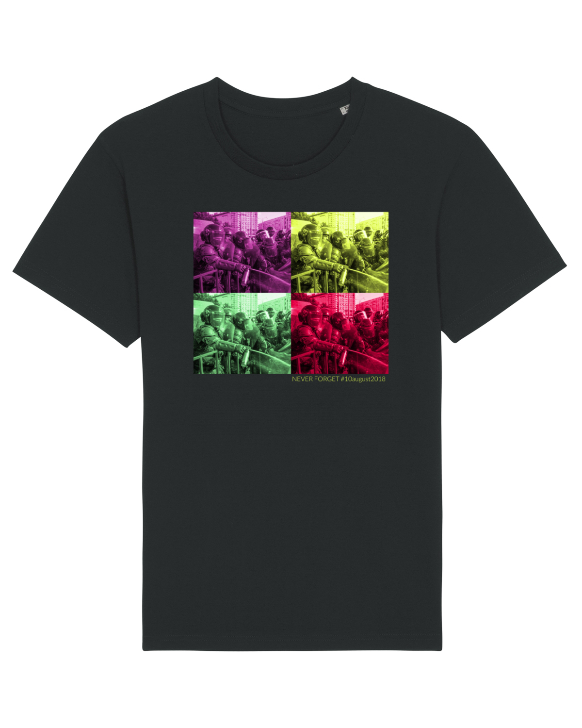 Tricou mânecă scurtă Unisex Rocker Black