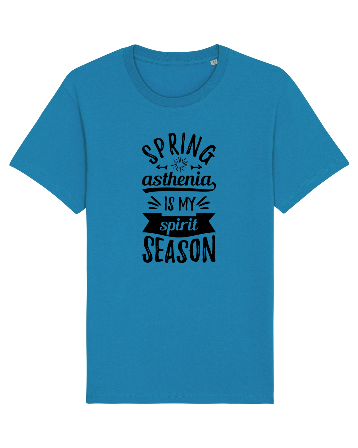 Tricou mânecă scurtă Unisex Rocker Azur
