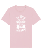 Astenia de primavara - alb Tricou mânecă scurtă Unisex Rocker