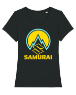 Samurai Tricou mânecă scurtă guler larg fitted Damă Expresser