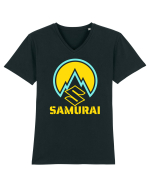 Samurai Tricou mânecă scurtă guler V Bărbat Presenter