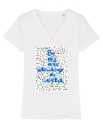 Be the one Tricou mânecă scurtă guler V Damă Evoker