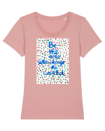 Be the one Tricou mânecă scurtă guler larg fitted Damă Expresser